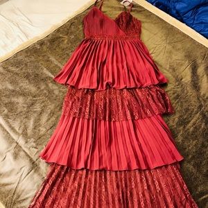 Red Wine Party Dress